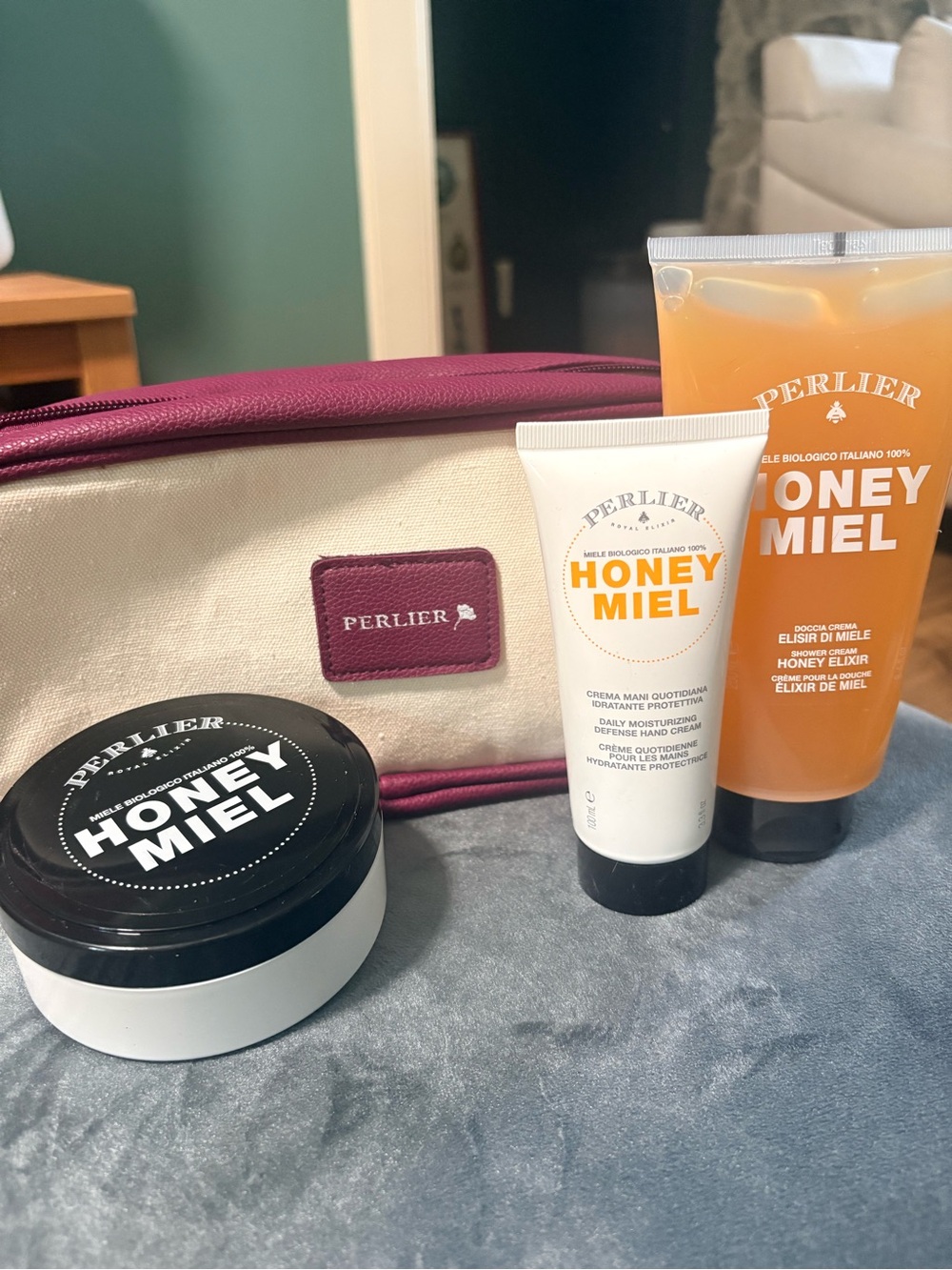 Perlier Honey Miel 3pc set - NEW - Picture 2 of 5